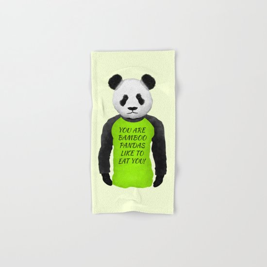 Panda You are Bamboo Hand & Bath Towel