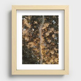 Down to Earth - Bird's View of a Baja Landscape Recessed Framed Print