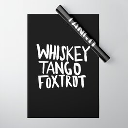 Whiskey Tango Foxtrot x WTF Wrapping Paper