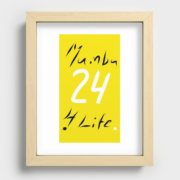 Mamba 4 Life Recessed Framed Print