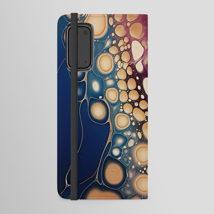 Liquid abstract painting #3 Android Wallet Case