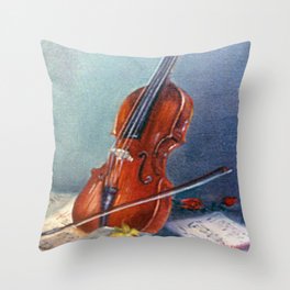 Violín/Violin Throw Pillow