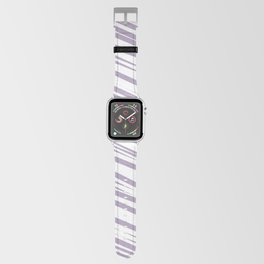 Light purple stripes background Apple Watch Band