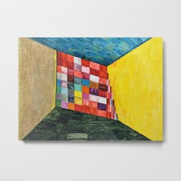 Askewed Squares Metal Print | Ink Pen, Scottschneiderart, Colored Pencil, Brightcolors, Askewedsquares, Abstractsquares, Pastel, Abstract, Modern, Bohemian 