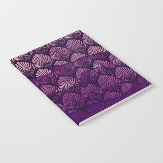 Variations on a Feather II - Purple Haze Notebook