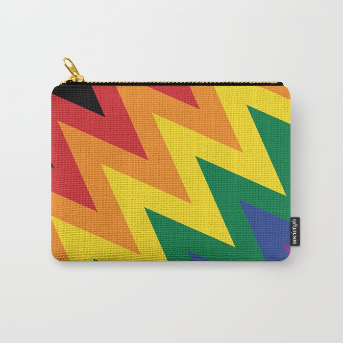 LGBT flag wave Carry-All Pouch