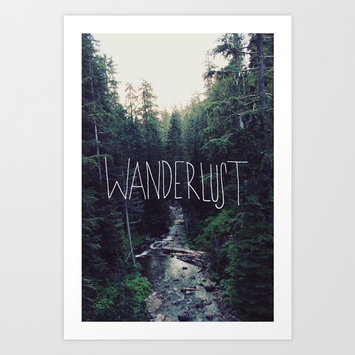 Wanderlust: Rainier Creek Art Print
