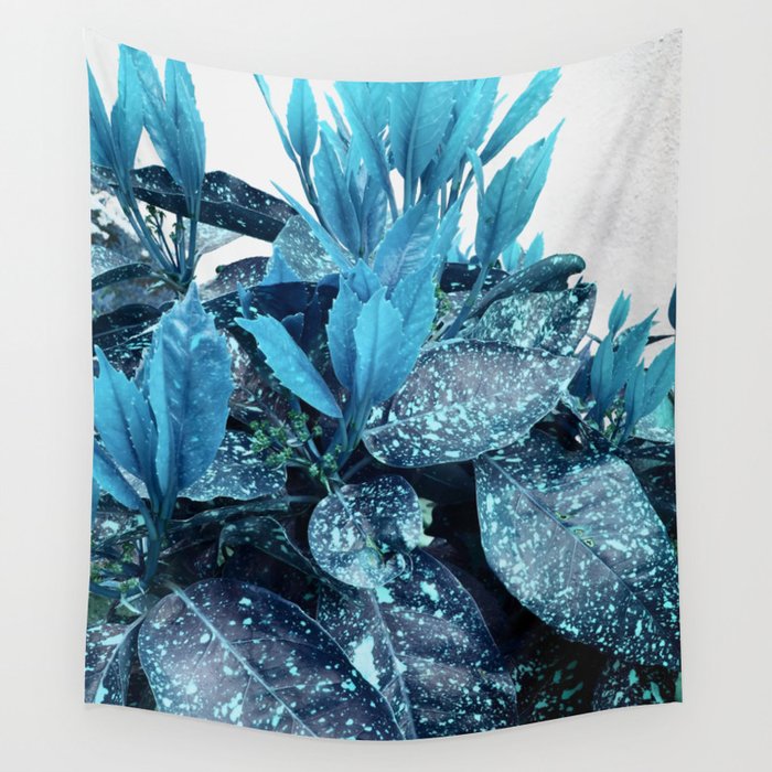 Blue Mood Wall Tapestry