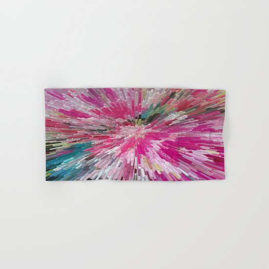 Abstract flower pattern 3 Hand & Bath Towel