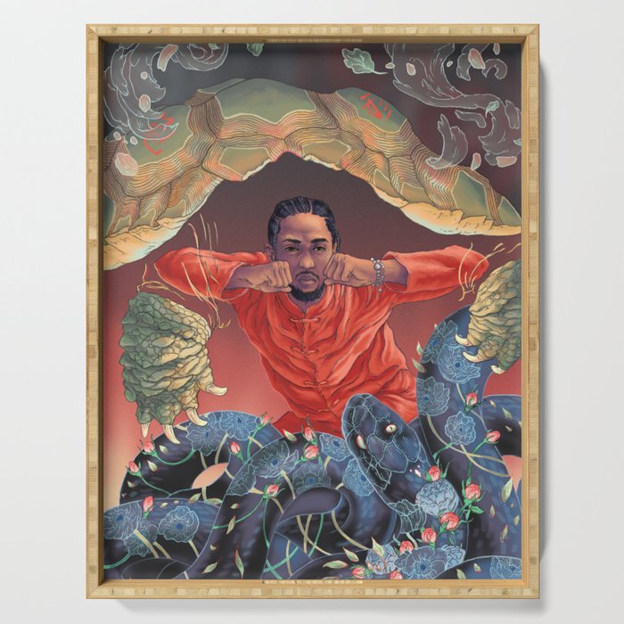 Kung Fu Kenny Serving Tray