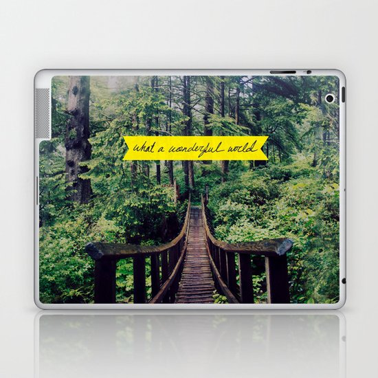 What a Wonderful World Laptop & iPad Skin