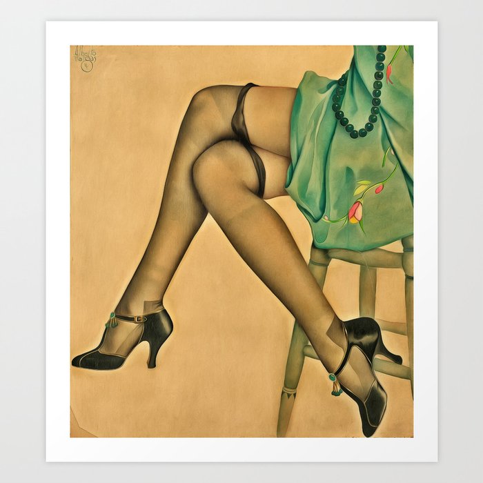 Alberto Vargas Pin Up Girl (46) Art Print