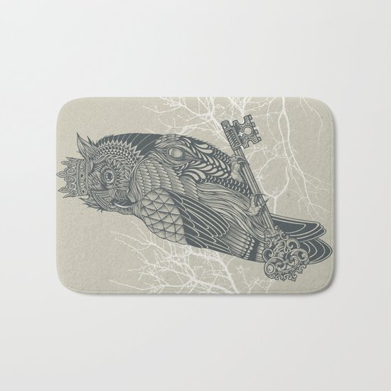 Owl King Bath Mat