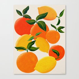 Oranges and Lemons Canvas Print