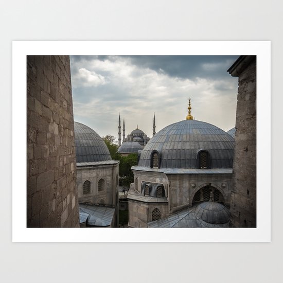 ayasofya, istanbul, turkey Art Print