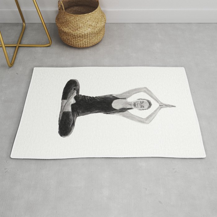 Yoga IV : Charcoal Rug