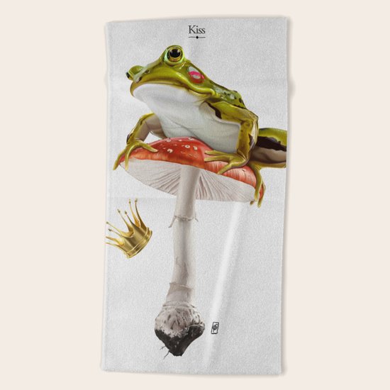 Kiss Beach Towel