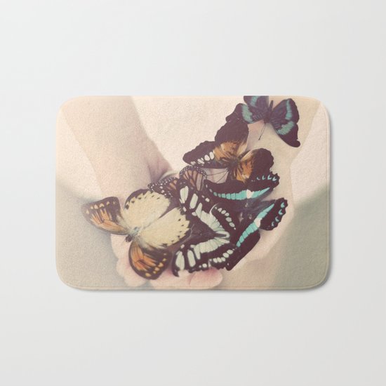 butterfly collector Bath Mat