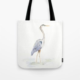 Heron Facing Right Tote Bag