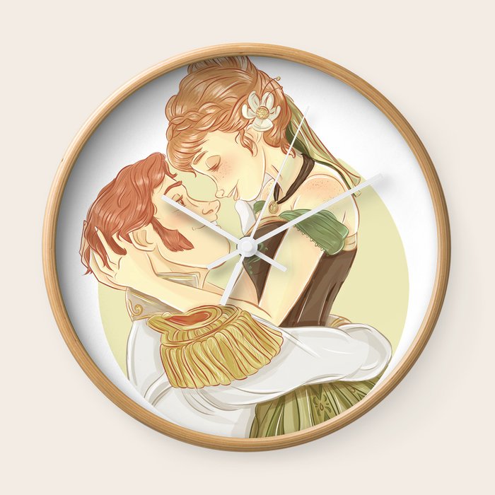 Love Is An Open Door With You Wall Clock By Hansideburns Society6
