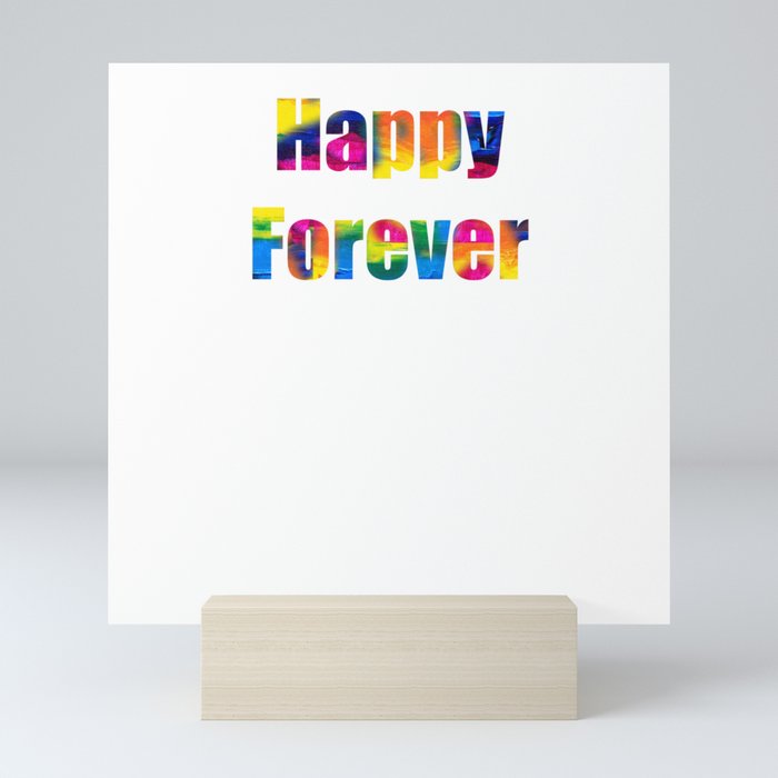 Happy Forever Mini Art Print