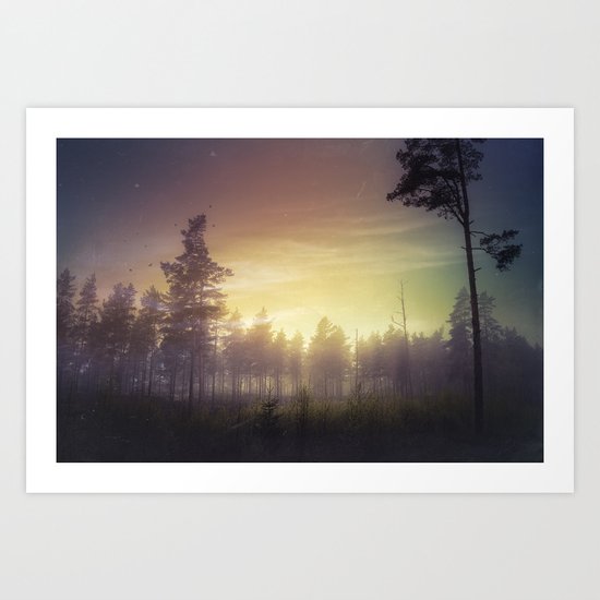 They told me you were here Art Print