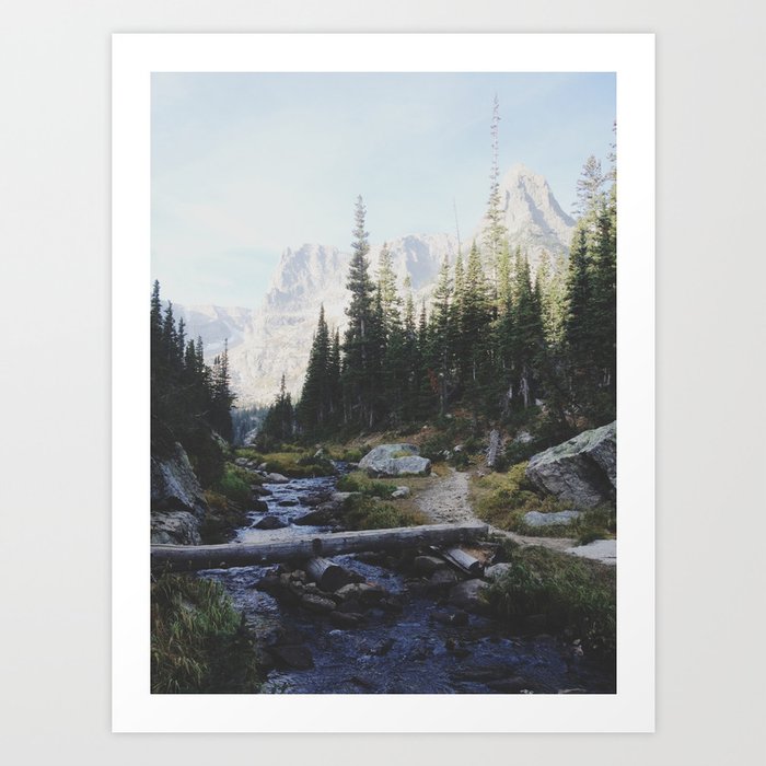Rocky Mountain Creek Art Print