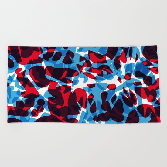 hidden green Beach Towel