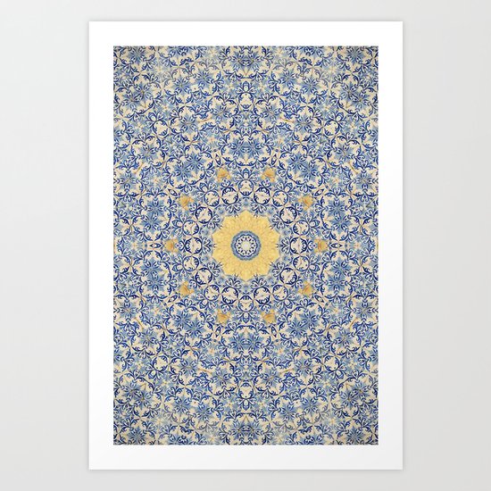 Deep States (Mandala) Art Print