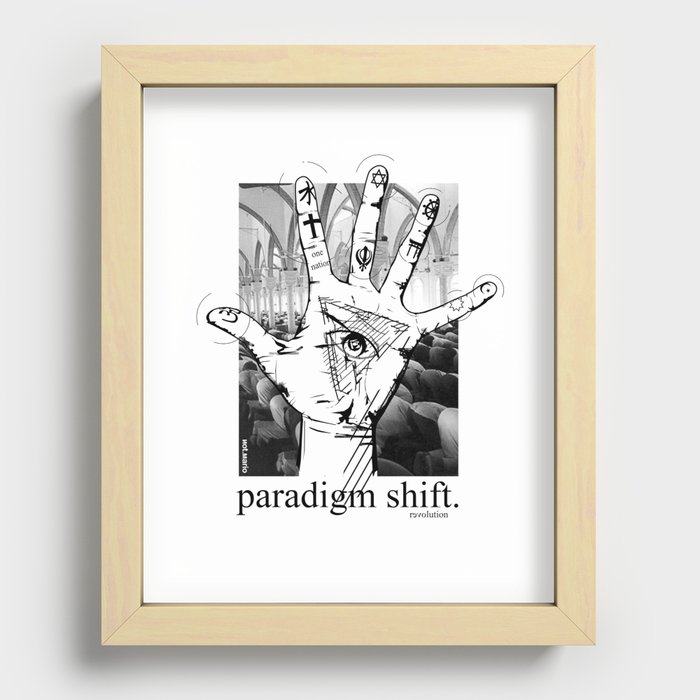 paradigm shift ∆ Recessed Framed Print
