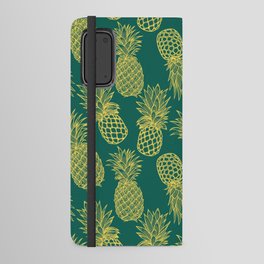 Fresh Pineapples Teal & Yellow Android Wallet Case