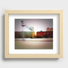 TRAIN SONG Recessed Framed Print