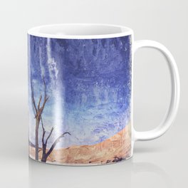 Bare Trees On Desert Coffee Mug