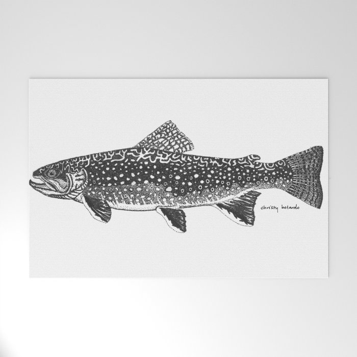 Brook Trout Welcome Mat