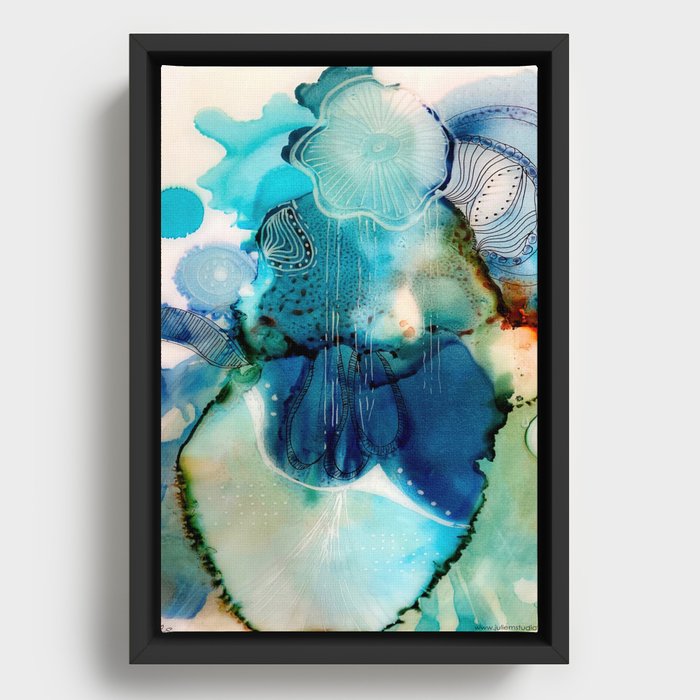 Flowing Waters Framed Canvas