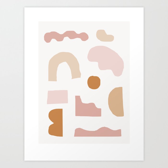 Rhode Modern Minimalist Earthtone Art Print Geometric Wall By Oliviastjames Rhode Modern Minimalist Earthtone Art Print Geometric Wall By Oliviastjames