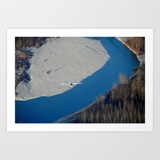 Scenic Flight Art Print