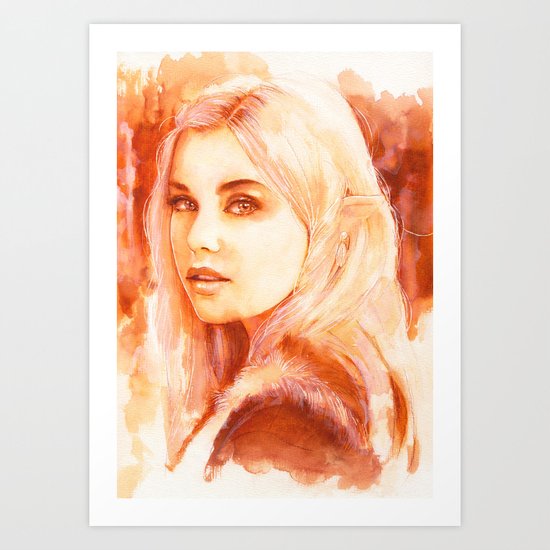 Tell me your stories Art Print