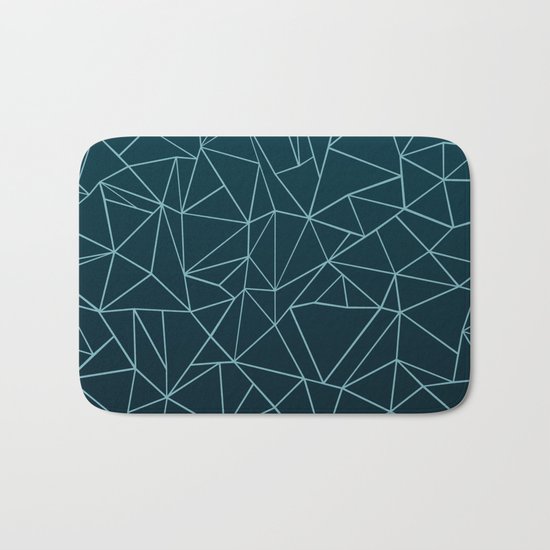 Ombre Ab Teal Bath Mat