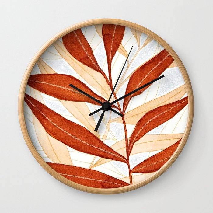 Kelp - Terracotta Wall Clock