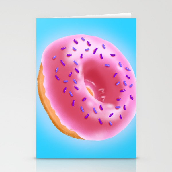 Donuts Pop Stationery Cards