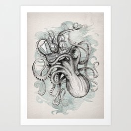 The Baltic Sea - Kraken Art Print