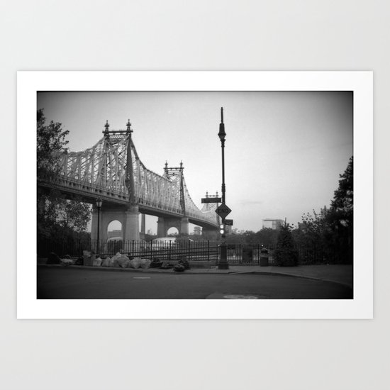 Woody Allen New York, Manhattan Art Print