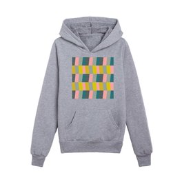 Shapes and Color Pattern 99 Kids Pullover Hoodies