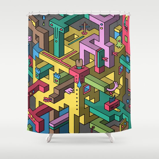 Shilton's Fleas Shower Curtain
