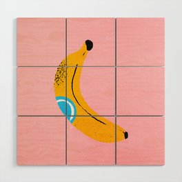 Banana Pop Art Wood Wall Art