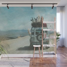 ALPACA WANDERLUST II SUMMER EDITION Wall Mural