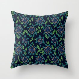 Gorgeous Floral Petals in Harmony Throw Pillow