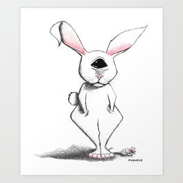 Bunny FuFu Art Print
