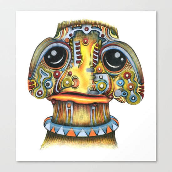 The Forlorn Alien Canvas Print